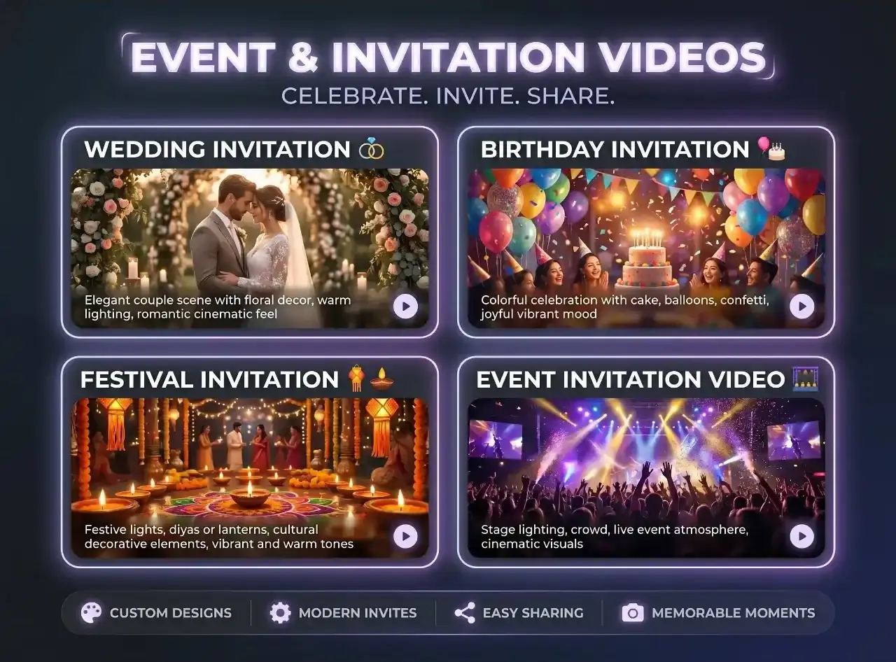 Event & Invitation Videos
