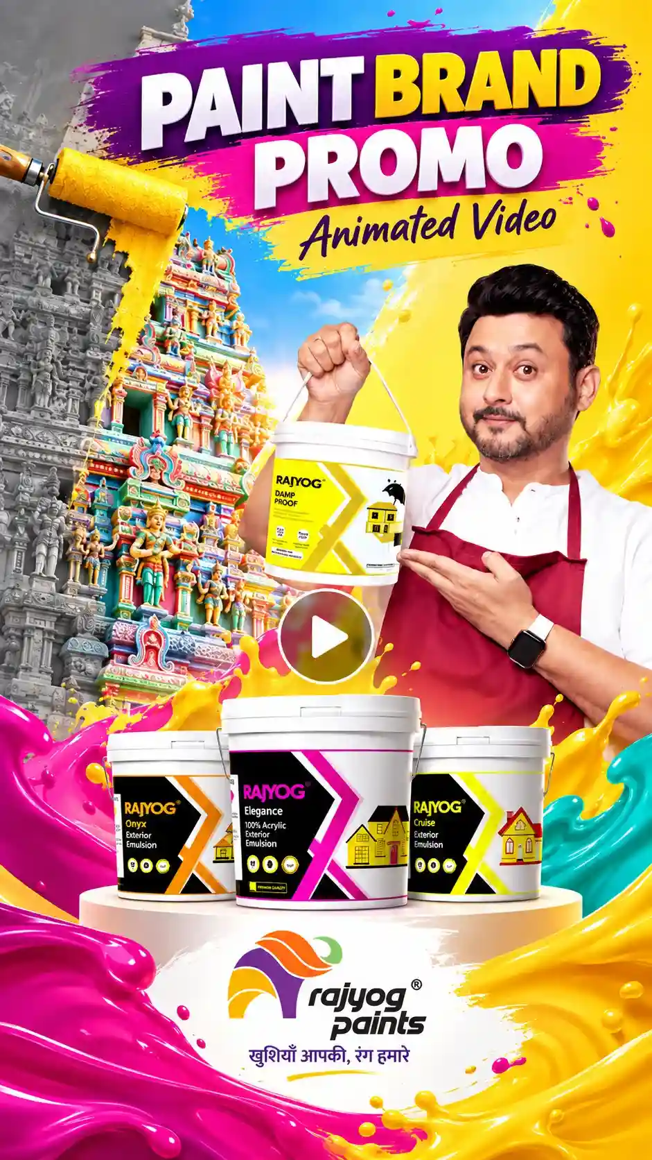 Rajyog Paint Company Ad